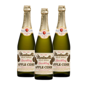 Martinelli's Classic Heritage Label Sparkling Apple Cider 3 Pack (750ml per Bottle)