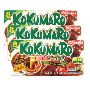 House Foods Kokumaro Curry Medium Hot 3 Pack (140g per pack)