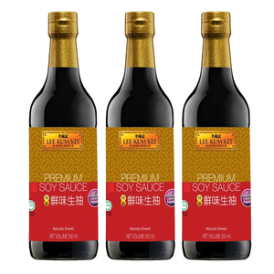 Lee Kum Kee Premium Soy Sauce 3 Pack (500ml per pack)