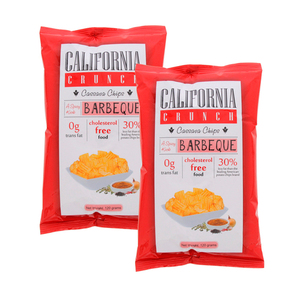 California Crunch Barbeque Cassava Chips 2 Pack (120g per Pack)