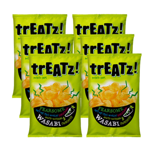 Treatz! Fearsome Wasabi Potato Chips 6 Pack (150g per Pack)