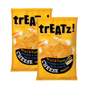 Treatz! Wacky Cheese Potato Chips 2 Pack (150g per Pack)