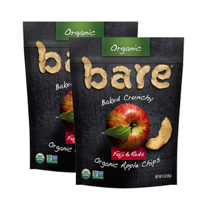 Bare Baked Crunchy Organic Fuji & Reds Apple Chips 2 Pack (396g per Pack)