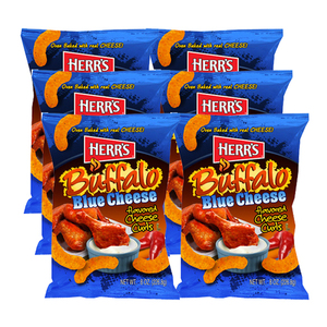 Herr's Buffalo Blue Cheese Curls 6 Pack (198g per Pack)