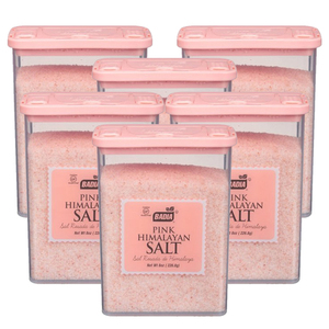 Badia Pink Himalayan Salt Can 6 Pack (226.7g per pack)