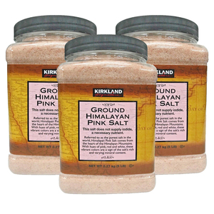 Kirkland Signature Ground Himalayan Pink Salt 3 Pack (2.2kg per pack)