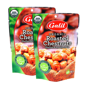 Galil Organic Roasted Chestnuts 2 Pack (567g per Pack)