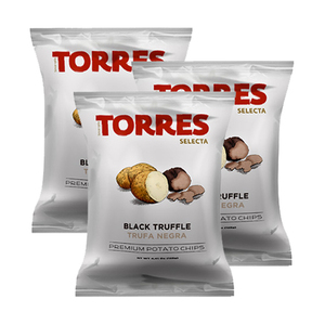 Torres Selecta Black Truffle Potato Chips 3 Pack (125g per Pack)