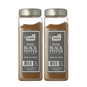 Badia Fine Black Pepper 2 Pack (453.6g per pack)