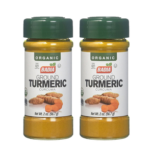 Badia Organic Ground Turmeric 2 Pack (56.7g per pack)