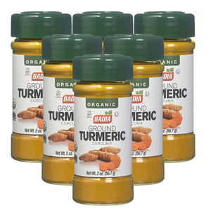 Badia Organic Ground Turmeric 6 Pack (56.7g per pack)