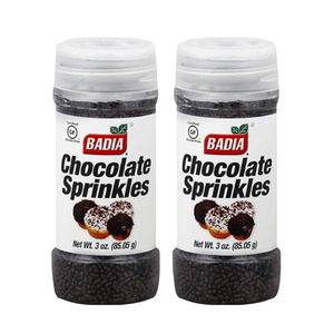 Badia Chocolate Sprinkles 2 Pack (85g per pack)
