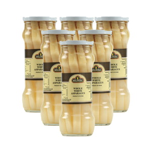 Molinera Whole White Asparagus 6 Pack (350g per Bottle)