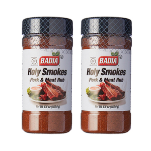Badia Holy Smokes Pork & Meat Rub 2 Pack (155.9g per pack)