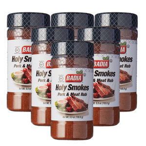 Badia Holy Smokes Pork & Meat Rub 6 Pack (155.9g per pack)