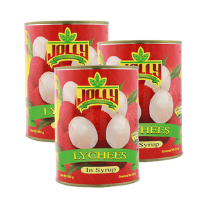 Jolly Lychee In Syrup 3 Pack (565g per Can)
