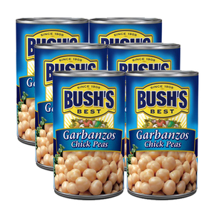 Bush's Best Garbanzos Chick Peas 6 Pack (453g per Can)
