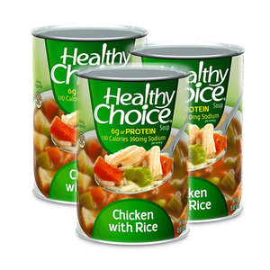 Healthy Choice Chicken with Rice Soup 3 Pack (425g per Can)