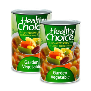 Healthy Choice Garden Vegetable Soup 2 Pack (443g per Can)