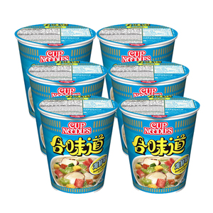 Nissin Seafood Cup Noodles 6 Pack (75g per Cup)