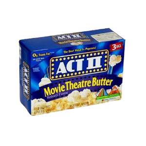 Act II Movie Theater Butter Popcorn 3x77g
