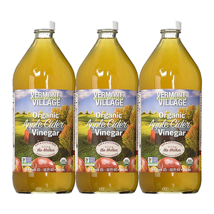 Vermont Village Organic Apple Cider Vinegar 3 Pack (946ml per pack)