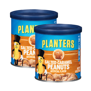 Planters Salted Caramel Peanuts 2 Pack (170g per Canister)