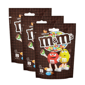 M&M's Chocolate 3 Pack (133g per Pouch)