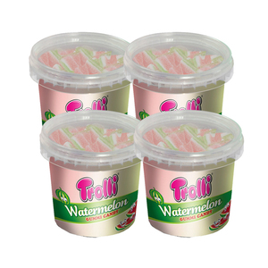Trolli Watermelon Slices Gummi Candy 4 Pack (175g per Tub)
