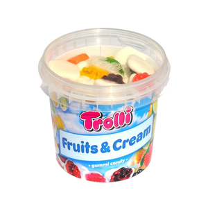 Trolli Fruits & Cream Gummi Candy 175g