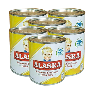 Alaska Sweetened Condensed Milk 6 Pack (300ml per pack)