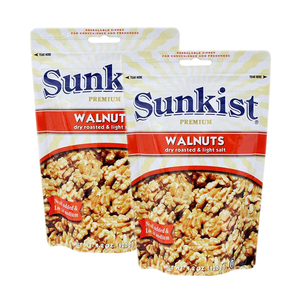 Sunkist Premium Walnuts Dry Roasted & Light Salted 2 Pack (120g per Pack)