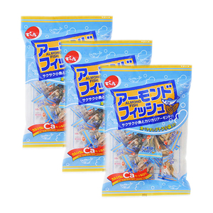 Denroku Almond Fish Snack 3 Pack (80g per Pack)
