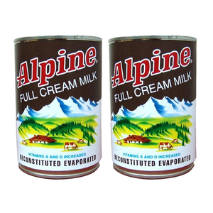 Alpine Full Cream Milk 2 Pack (370ml per pack)