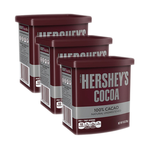 Hershey's Natural Unsweetened Cocoa 3 Pack (226g per Can)