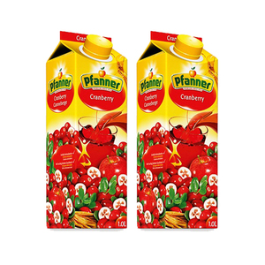 Pfanner Cranberry Fruit Juice 2 Pack (1L per Pack)
