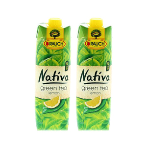 Rauch Nativa Green Tea Lemon 2 Pack (1L per Pack)