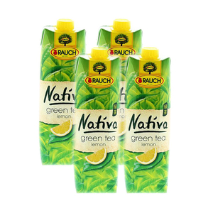 Rauch Nativa Green Tea Lemon 4 Pack (1L per Pack)
