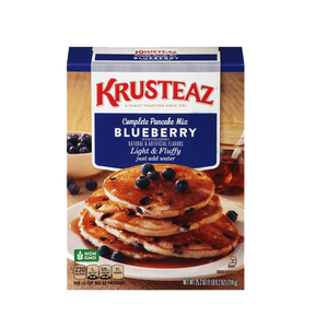 Krusteaz Complete Pancake Mix Blueberry 715g