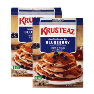 Krusteaz Complete Pancake Mix Blueberry 2 Pack (715g per pack)
