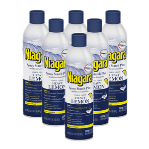 Niagara Spray Starch Heavy Lemon 6 Pack (567g per Bottle)