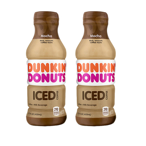 Dunkin Donuts Iced Coffee Mocha 2 Pack (405ml per pack)