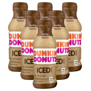 Dunkin Donuts Iced Coffee Mocha 6 Pack (405ml per pack)