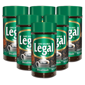 Legal Cafe Ground Decaf Coffee 6 Pack (180g per pack)
