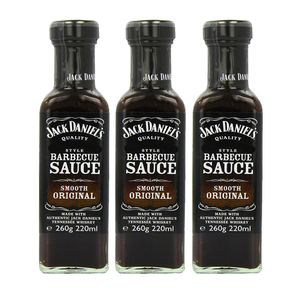 Jack Daniel's Smooth Original BBQ Sauce 3 Pack (260g per pack)