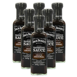 Jack Daniel's Smooth Original BBQ Sauce 6 Pack (260g per pack)