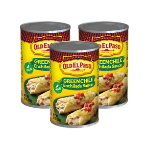 Old El Paso Mild Green Chile Enchilada Sauce 3 Pack (283g per Can)