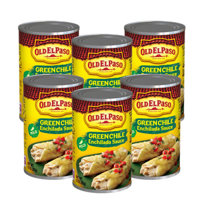 Old El Paso Mild Green Chile Enchilada Sauce 6 Pack (283g per Can)
