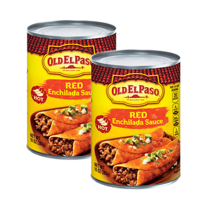 Old El Paso Hot Red Enchilada Sauce 2 Pack (283g per Can)