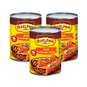 Old El Paso Hot Red Enchilada Sauce 3 Pack (283g per Can)